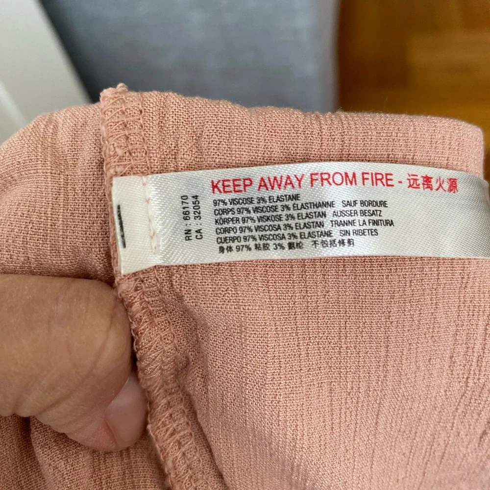 FREE PEOPLE Intimately Larissa Bodysuit Womens - Blush - Thong back Small - Picture 9 of 9